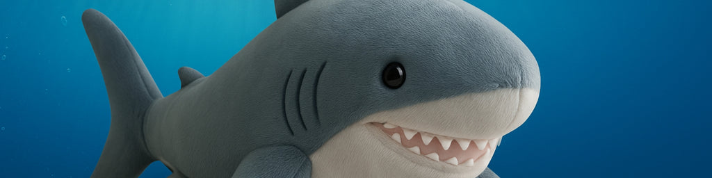 Requin en peluche
